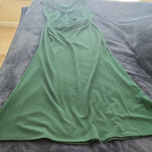 Quiz Chiffon Asymmetric Maxi Dress - Picture 13 of 13